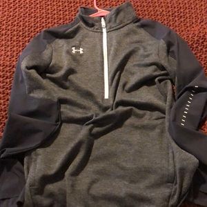 womens under armour half zip size medium